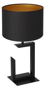 Luminex Asztali lámpa 1xE27/60W/230V 45 cm fekete/arany LU3403