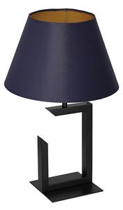 Luminex Asztali lámpa 1xE27/60W/230V 45 cm kék/arany LU3399