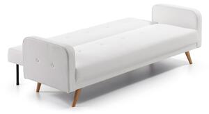 Regor fehér műbőr kinyitható kanapé - Kave Home