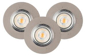 Spot-Light Spot-Light 2511336 - KÉSZLET 3x LED Beépíthető lámpa VITAR 3xGU10/5W/230V SP0751