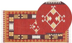 Színes kilim gyapjúszőnyeg 80 x 150 cm PARAKAR
