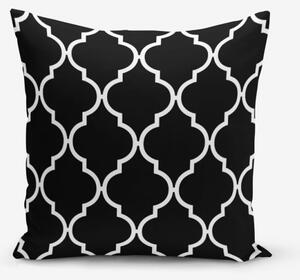 Black Background Ogea fekete-fehér pamutkeverék párnahuzat, 45 x 45 cm - Minimalist Cushion Covers