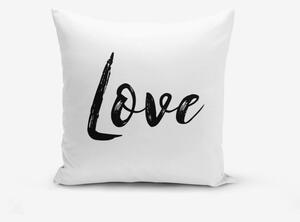 Love Writing pamutkeverék párnahuzat, 45 x 45 cm - Minimalist Cushion Covers
