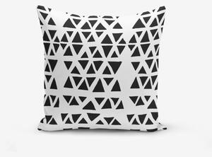 Black Triangle Modern pamutkeverék párnahuzat, 45 x 45 cm - Minimalist Cushion Covers