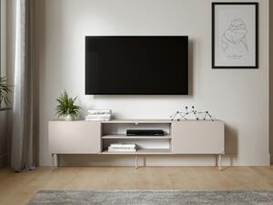 TV-állvány Fentore 102, Közepes sűrűségű farostlemez, Laminált forgácslap, 58x200x40cm, Kasmír