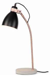 Fekete-szürke asztali lámpa fém búrával (magasság 50 cm) Denver – it's about RoMi