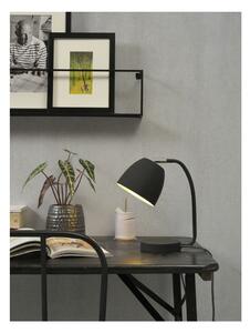 Fekete asztali lámpa fém búrával (magasság 28 cm) Newport – it's about RoMi
