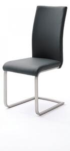 PAULO1 INOX szánkótalpas szék fekete
