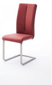 PAULO2 INOX műbőr szánkótalpas szék bordó
