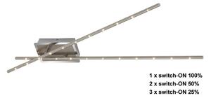 Briloner Briloner 3252-022 - LED szabályozható mennyezeti lámpa TEMPALTE 2xLED / 11W / 230V BL0727