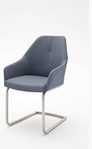 Madita A szék szánkótalppal - szürkés-kék