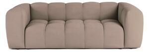 Szürkésbarna bársony kanapé 225 cm Cube – Bonami Selection