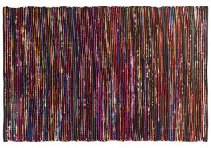 Sötét színes pamutszőnyeg 140 x 200 cm BARTIN