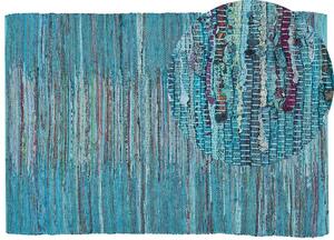 Kék pamutszőnyeg 160 x 230 cm MERSIN