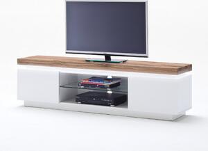 ROMINA Fehér TV Szekrény 175cm LED világítással