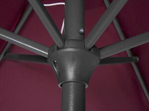 Bordó napernyő ⌀ 270 cm VARESE