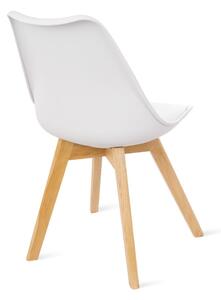 Retro 2 db fehér szék bükkfa lábakkal - Bonami Essentials
