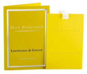 Illatkártya Lemongrass & Ginger Max Benjamin