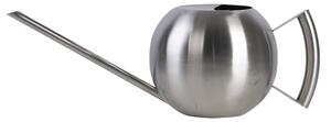 Modern, gömb alakú rozsdamentes acél locsolókanna, 1,2 literes