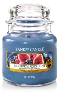 Mulberry & Fig Delight, Yankee Candle illatgyertya, kicsi üveg (eperfa, füge)