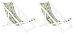 Kétdarabos csere nyugágyhuzat szett ANZIO/AVELLINO 44 x 134 cm Sárga
