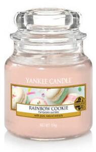 Rainbow Cookie, Yankee Candle illatgyertya, kicsi üveg (cukormáz, krémes barack)