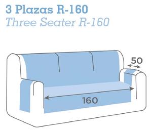Moorea bútorhuzat háromszemélyes kanapéra, barna 160x50 cm