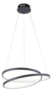 Paul Neuhaus Paul Neuhaus 2472-18 - LED Dimmelhető csillár zsinóron ROMAN LED/30W/230V fekete W1757