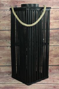 Fonott lámpás fogantyúval - fekete (m. 59,5 cm) - modern stílusú