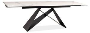 Westin III bővíthető étkezőasztal márvány hatású asztallappal 160-240cm - RAKTÁRON