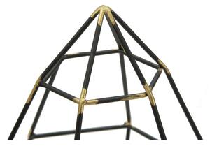 Piramid fekete gyertyatartó vasból - Mauro Ferretti