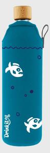 Piranha palack neoprén borítással kék