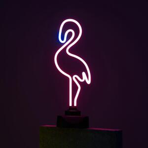 THINK PINK! neon lámpa, flamingó