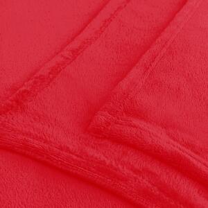 Mic piros mikroszálas takaró, 160 x 210 cm - DecoKing