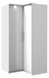 Sarokszekrény Centaury Type 16 (fehér + fehér fényes)