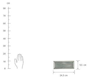 HANAMI tál szürke 24.5x9.5cm