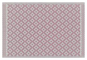 Rózsaszín Geometrikus Mintás Kültéri Szőnyeg 120 x 180 cm THANE