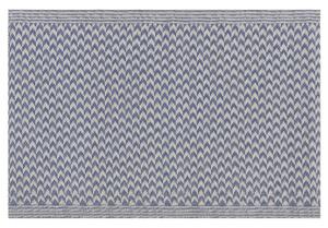 Barátságos Kék Cikk Cakk Mintás Kültéri Szőnyeg 60 x 90 cm MANGO