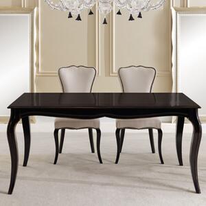 Veronica 994-TL téglalap alakú étkezőasztal 180x90cm tanganyika fa asztallappal