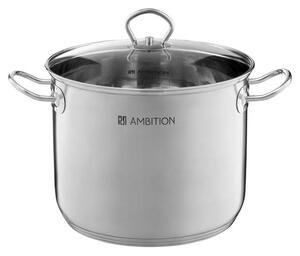 Ambition Acero magas lábas üveg fedővel 26 cm 11 l