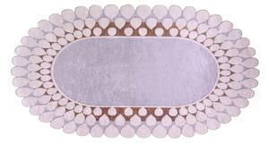 Zinno Oval Kahve szürke futószőnyeg, 80 x 150 cm - Vitaus