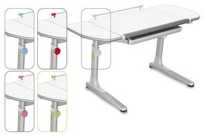 MAY-Profi3 32W3 54 TW fehér színű gyerek íróasztal (dönthető, állítható magasság)