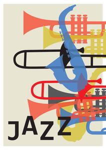 Művészi plakát Music festival., Dmitry Fisher, (30 x 40 cm)