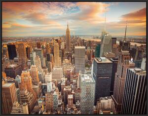 NYC - keretezett vászonkép