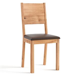 Piero szék, barna ülőfelülettel