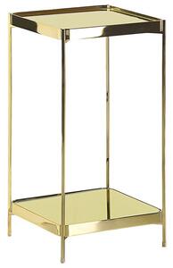 Arany Színű Szögletes Kisasztal 29 x 29 cm ALSEA