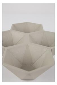 Hexagon bézs tálca - Zuiver
