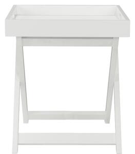 SIDEKICK tálcaasztal fehér 40x40x47cm
