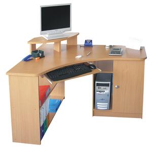 Dante L-alakú, sarok számítógépasztal