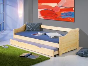 INT-Laura kihúzható, fenyő gyerek ágy (90x200cm)